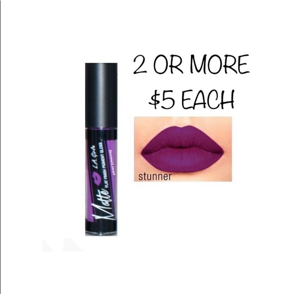 NWT L.A. Girl Flat Lip Pigment COLOR STUNNER